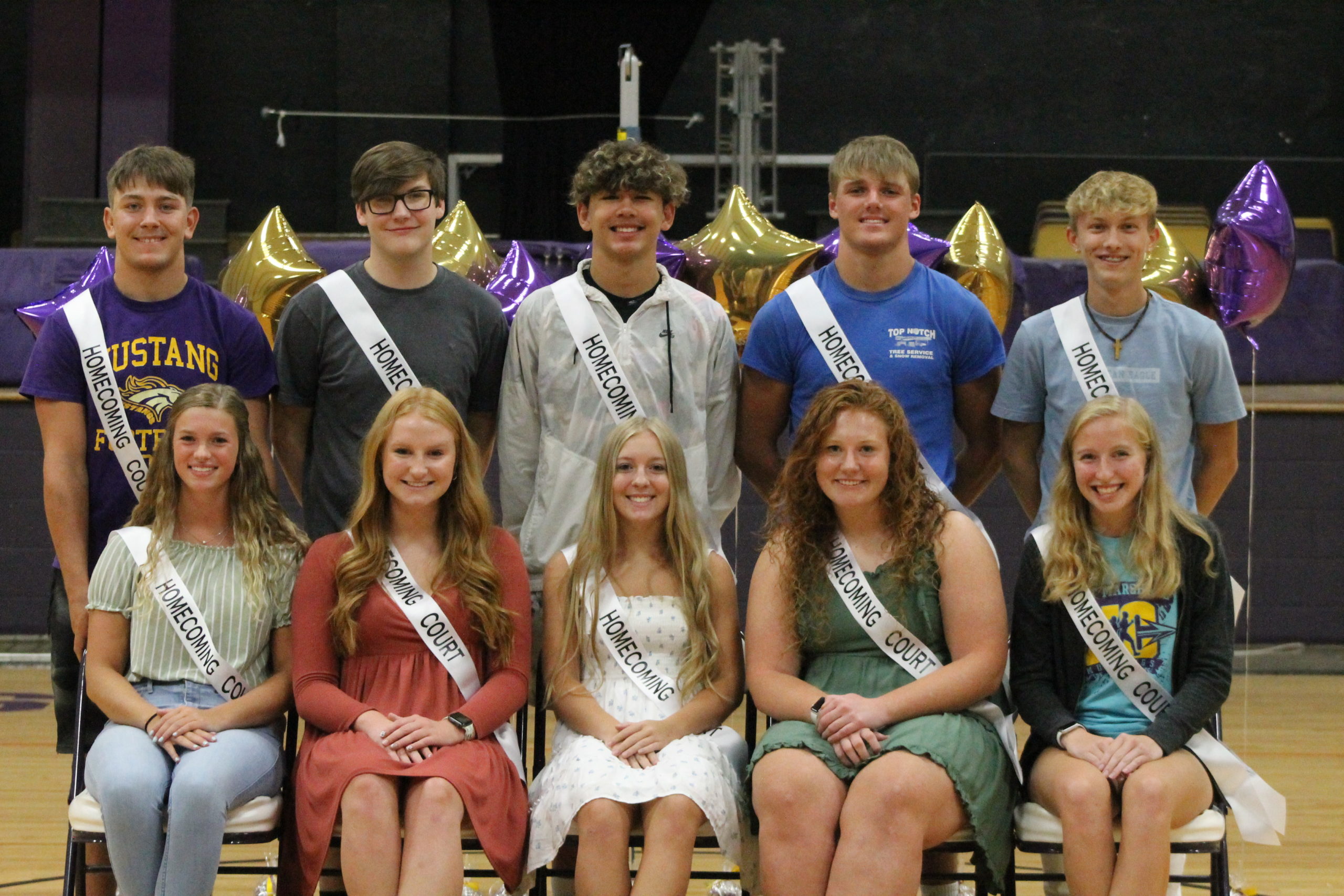 2021 Homecoming Court East Marshall Community School District